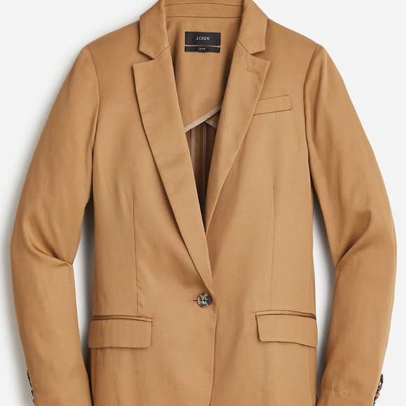 NWOT J.Crew Alfie brown blazer in Gramercy twill - Picture 5 of 5